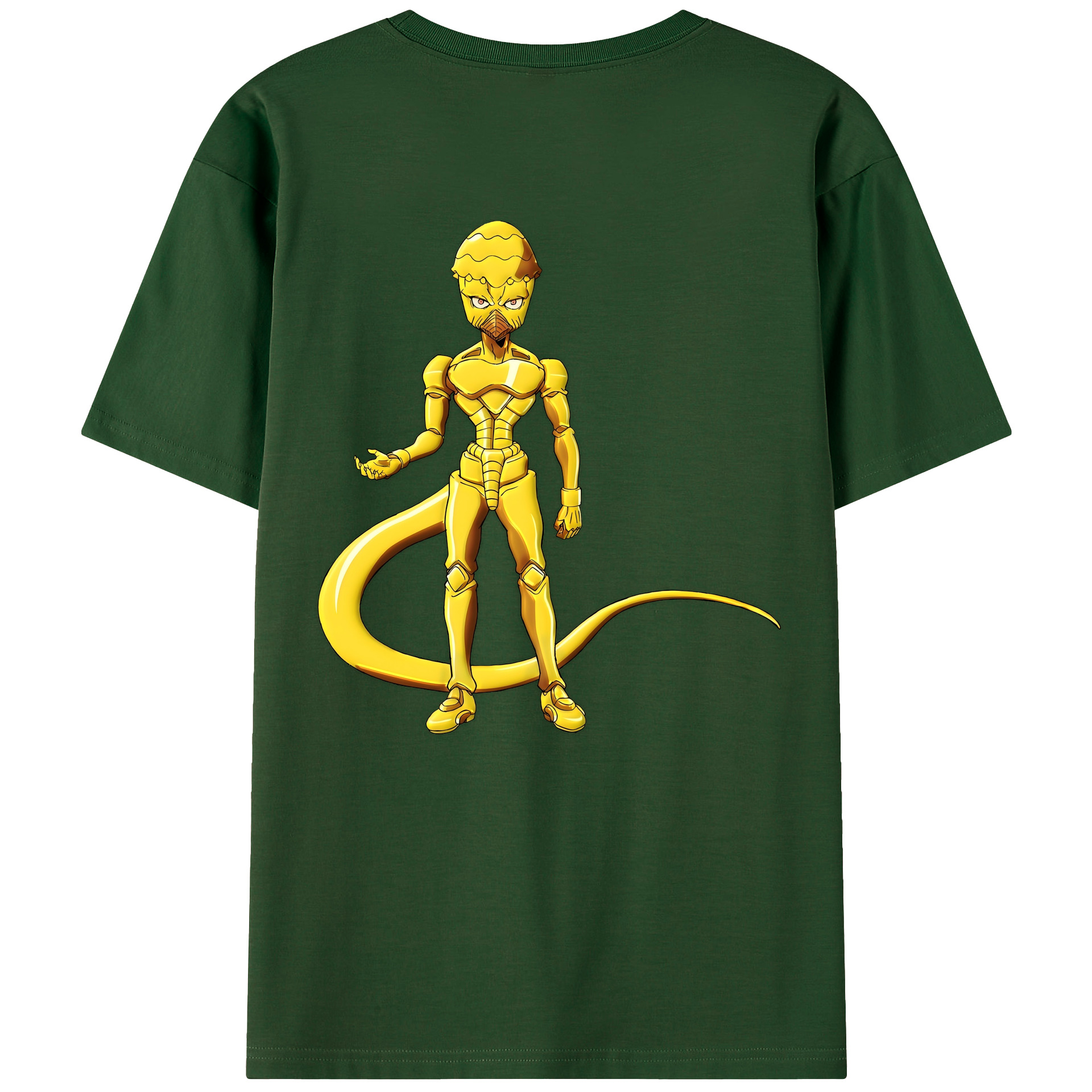 （画像用） ジョジョの奇妙な冒険 おといし あきら JoJo's Bizarre Adventure Akira Otoishi 綿100％半袖Tシャツ（背面プリント）